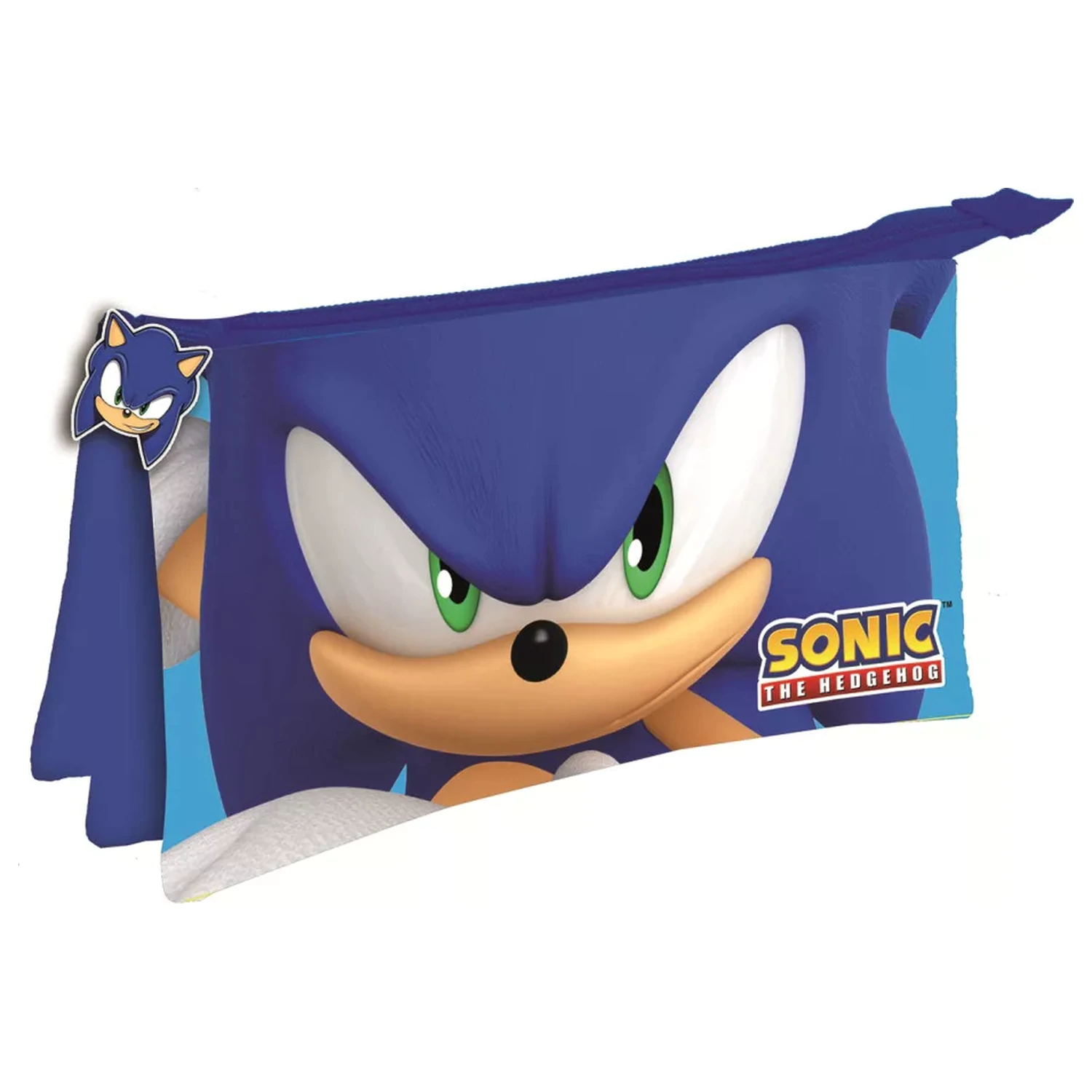 Sonic Modern 3 compartment pencil case 22 cm product photo