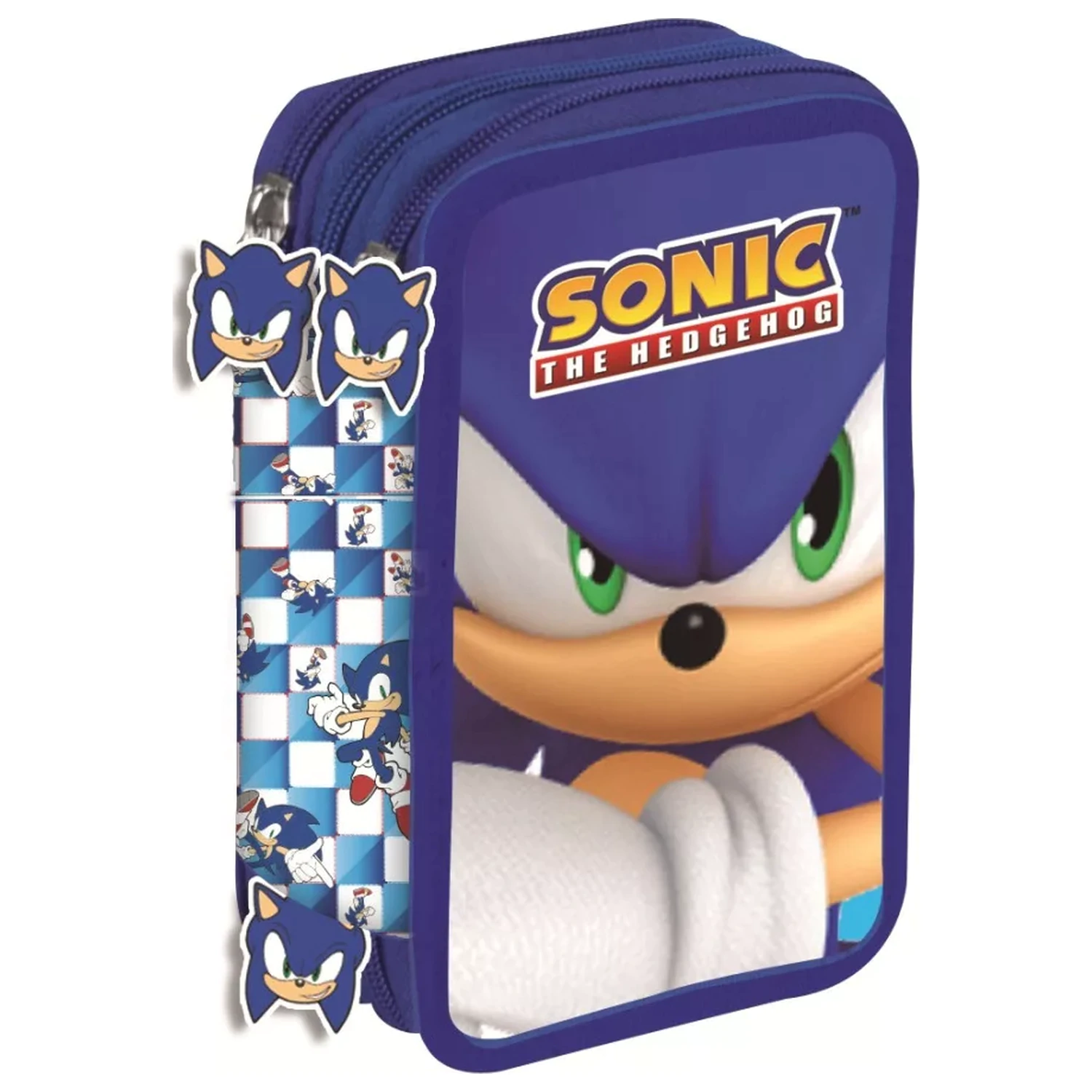 Sonic Modern 3-storey filled pencil case product photo