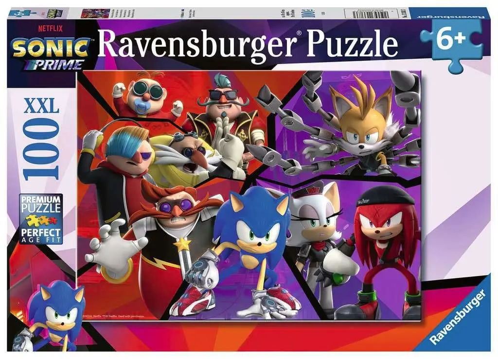 Sonic Prime Children's Jigsaw Puzzle XXL Sonic &amp; Villains (100 pieces) product photo