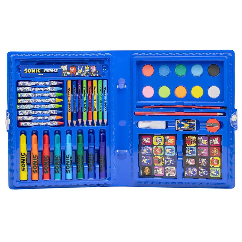 Sonic Prime Colouring stationery set product photo