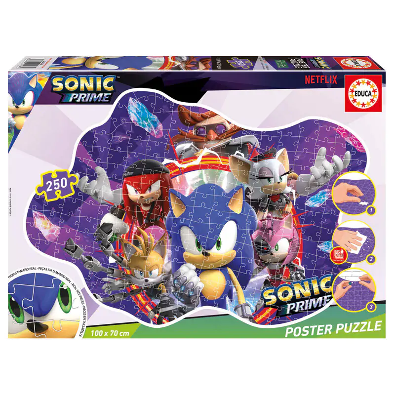 Sonic Prime Poster puzzle 250pcs product photo