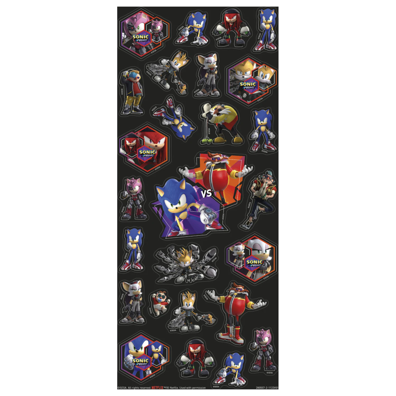 Sonic Prime Super Sticker Set with Toy product photo