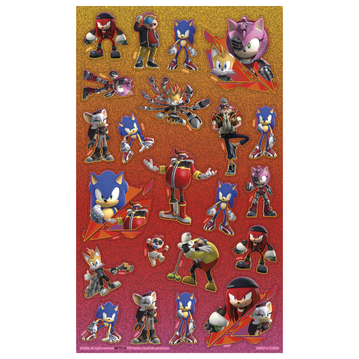 Sonic Prime Super Sticker Set with Toy product photo