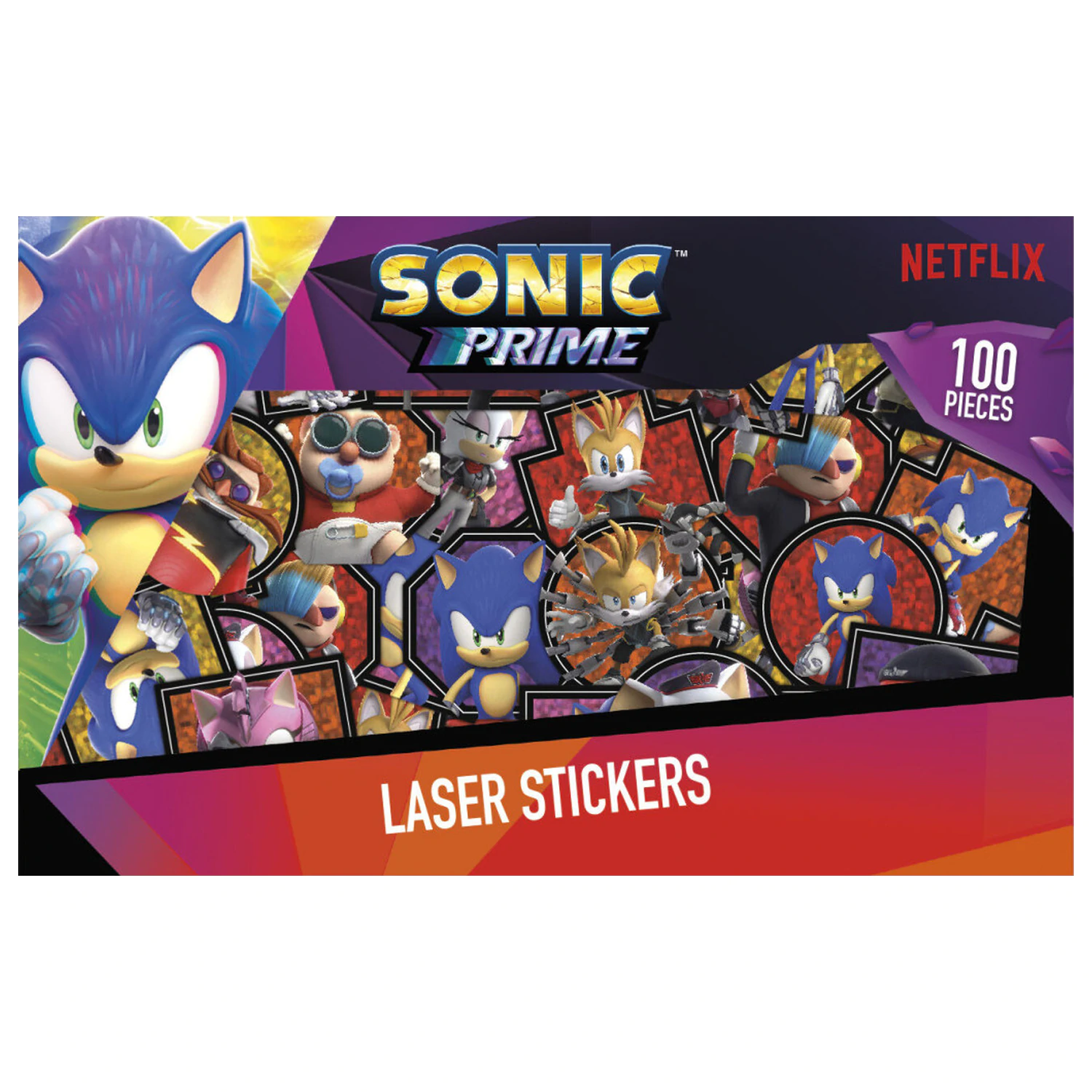 Sonic Prime Super Sticker Set with Toy product photo