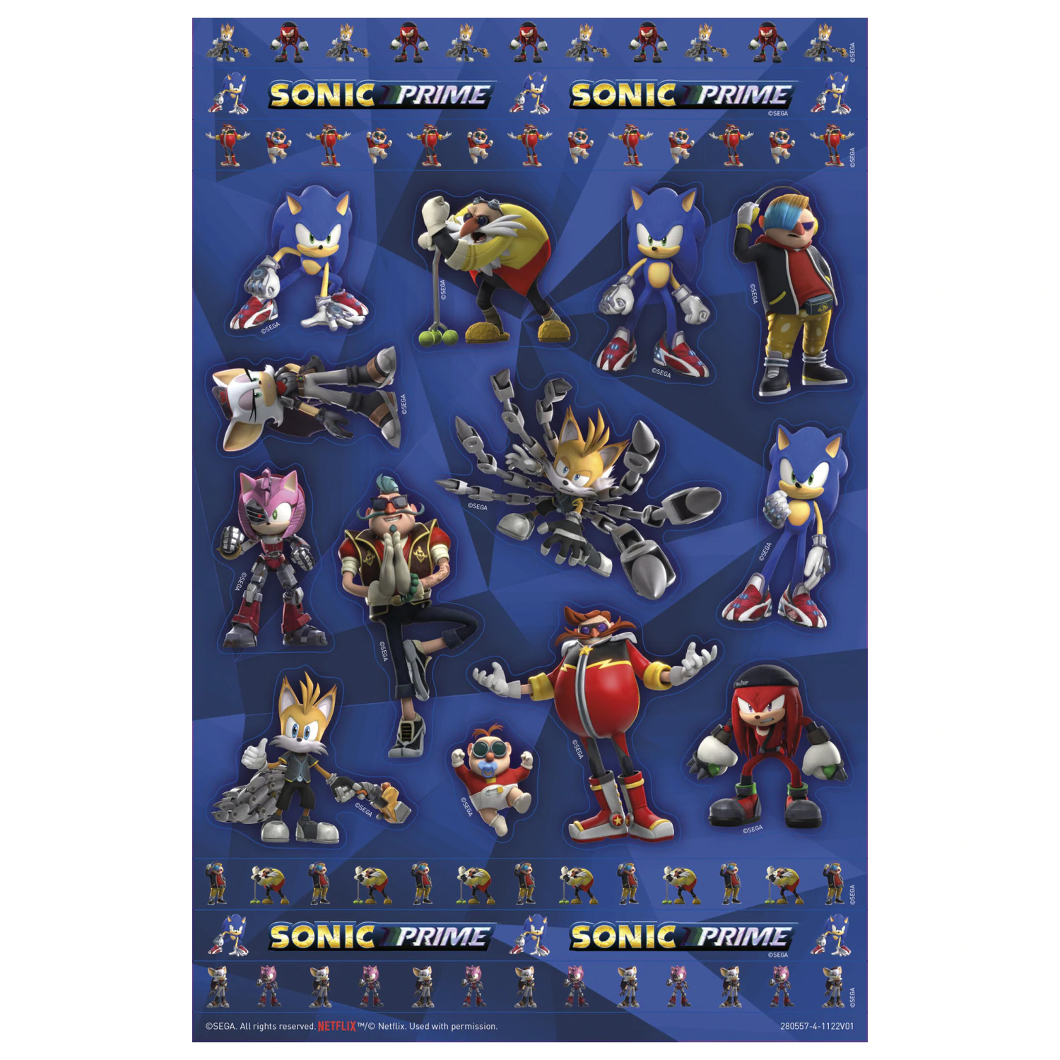 Sonic Prime Super Sticker Set with Toy product photo
