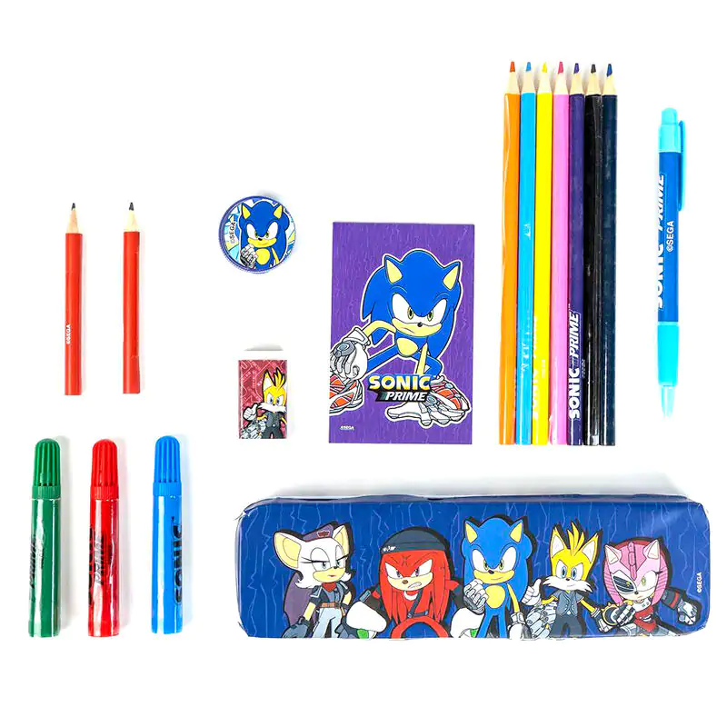 Sonic Prime colouring stationery set product photo