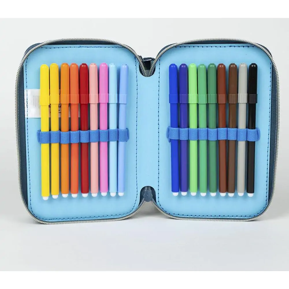 Sonic Prime triple pencil case termékfotó