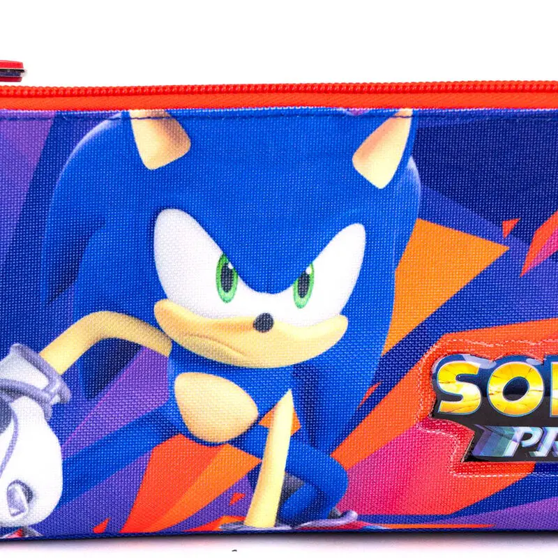 Sonic Prime triple pencil case termékfotó