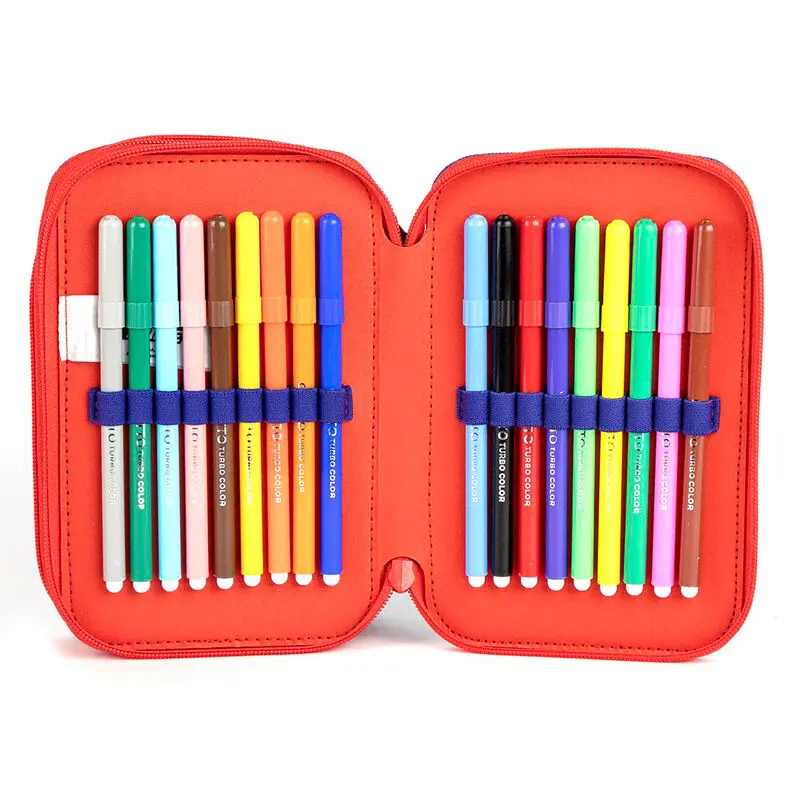 Sonic Prime triple pencil case product photo