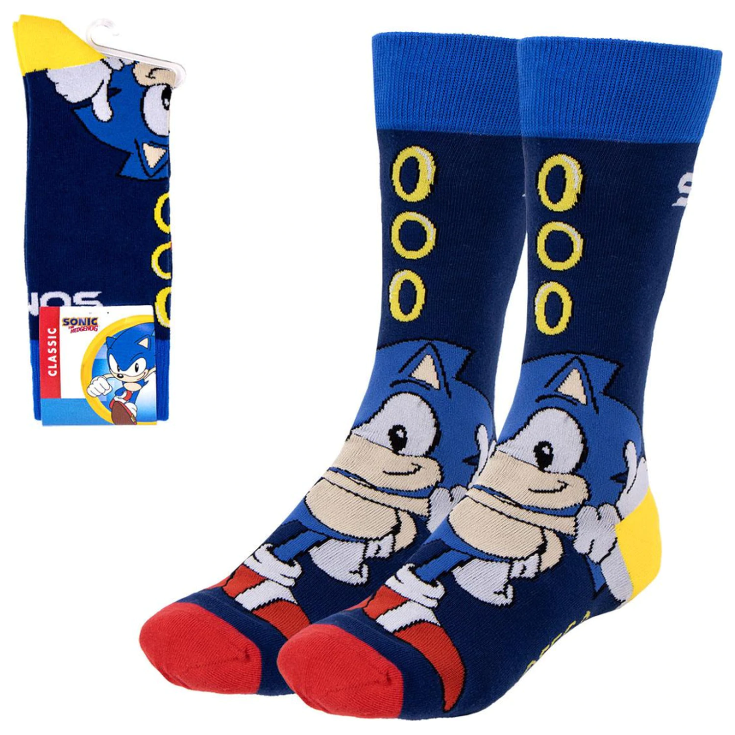 Sonic Ring Adult Long Socks 35/41 product photo