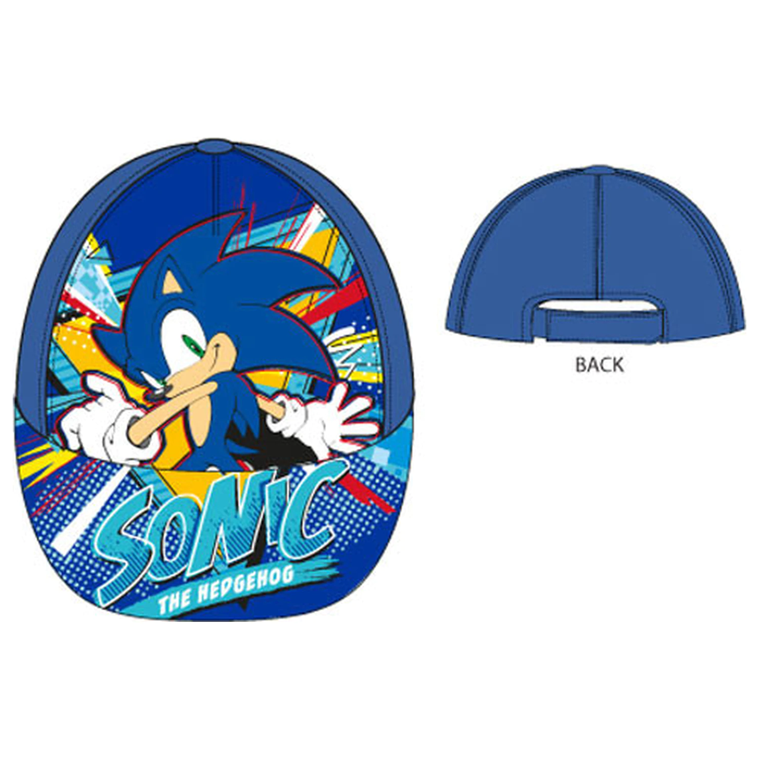 Sonic Ring Runner Blue Kids' Baseball Cap 52 cm product photo