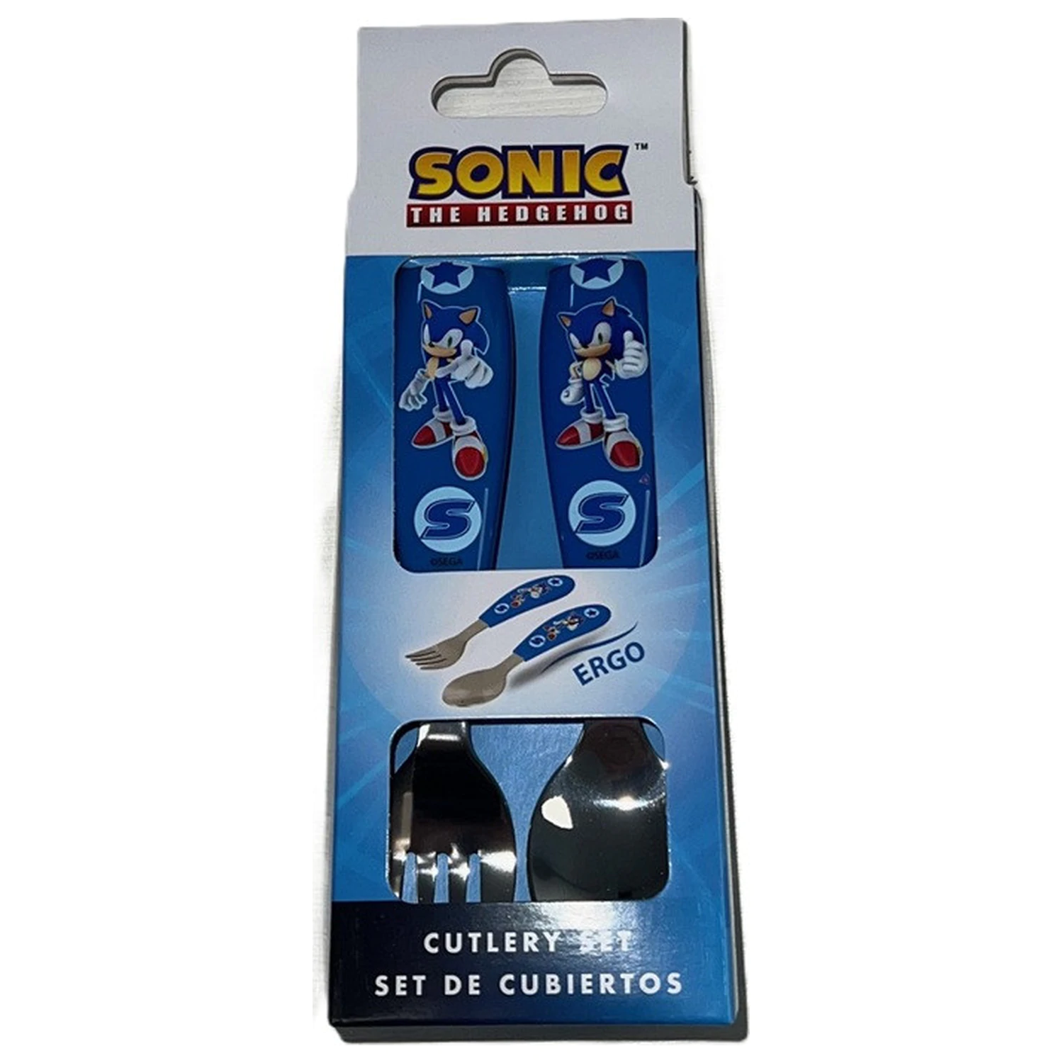 Sonic Speed Metal Ergo Cutlery Set - 2 Piece product photo