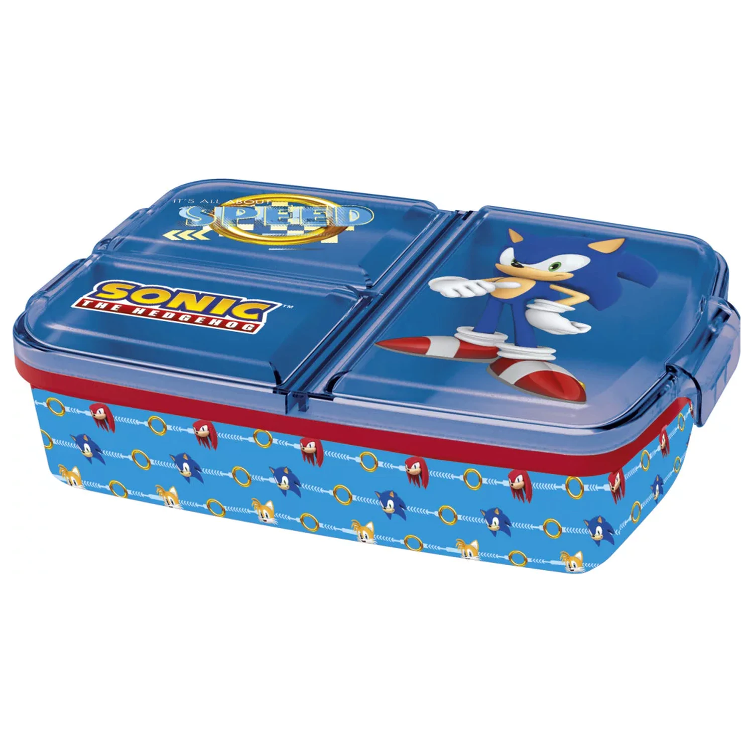 Sonic Speed Multi-Compartment Lunch Box, Sandwich Box product photo