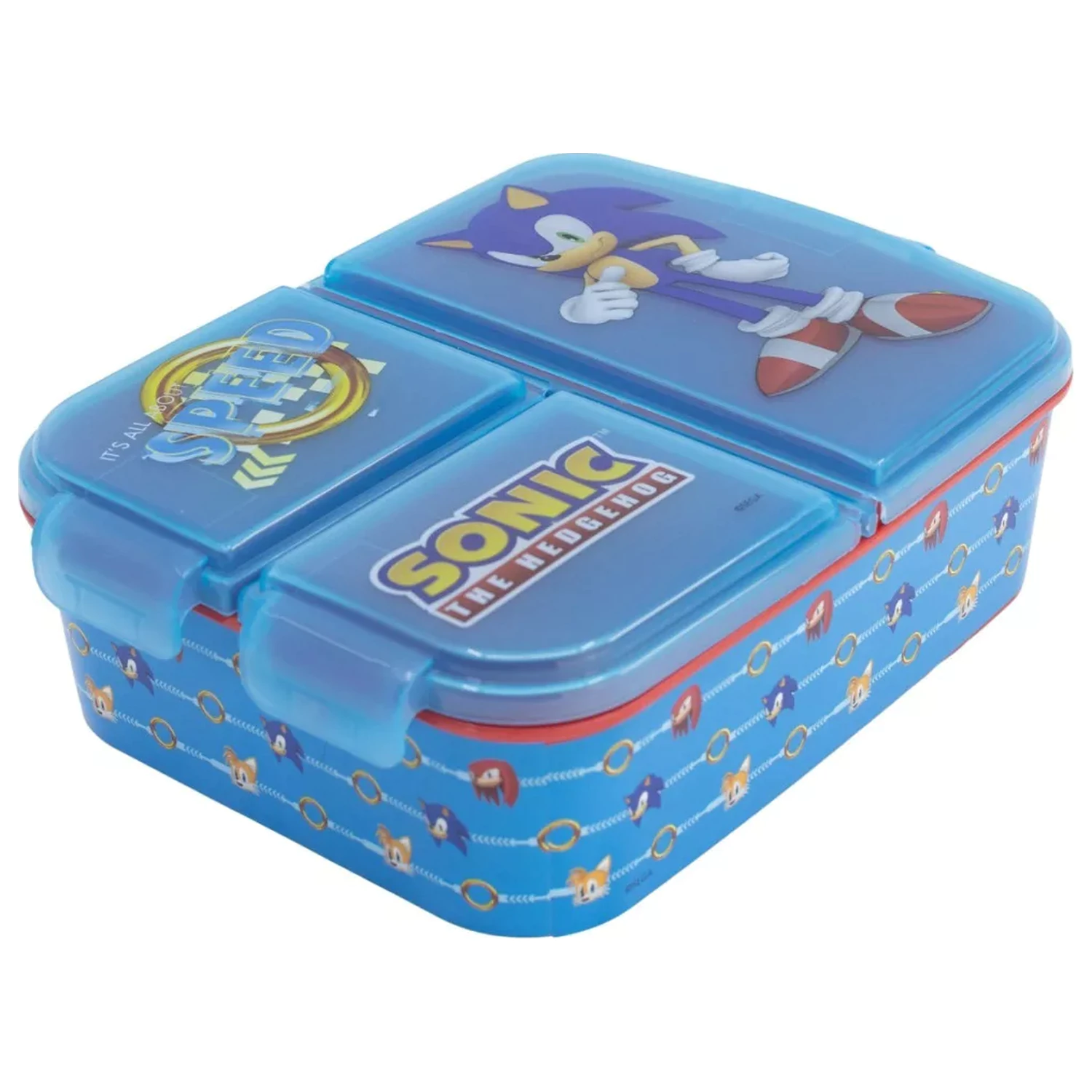 Sonic Speed Multi-Compartment Lunch Box, Sandwich Box product photo