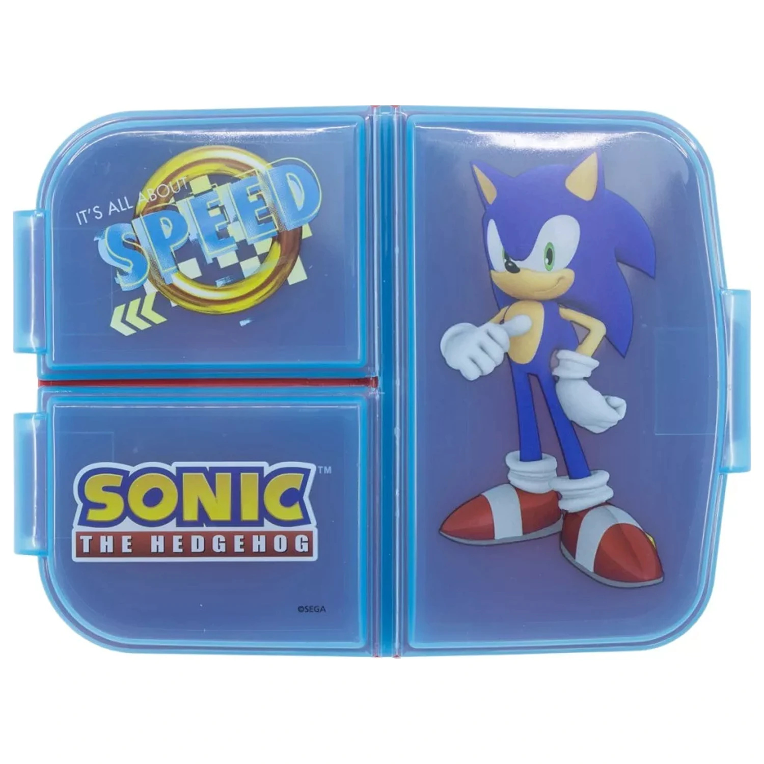 Sonic Speed Multi-Compartment Lunch Box, Sandwich Box product photo