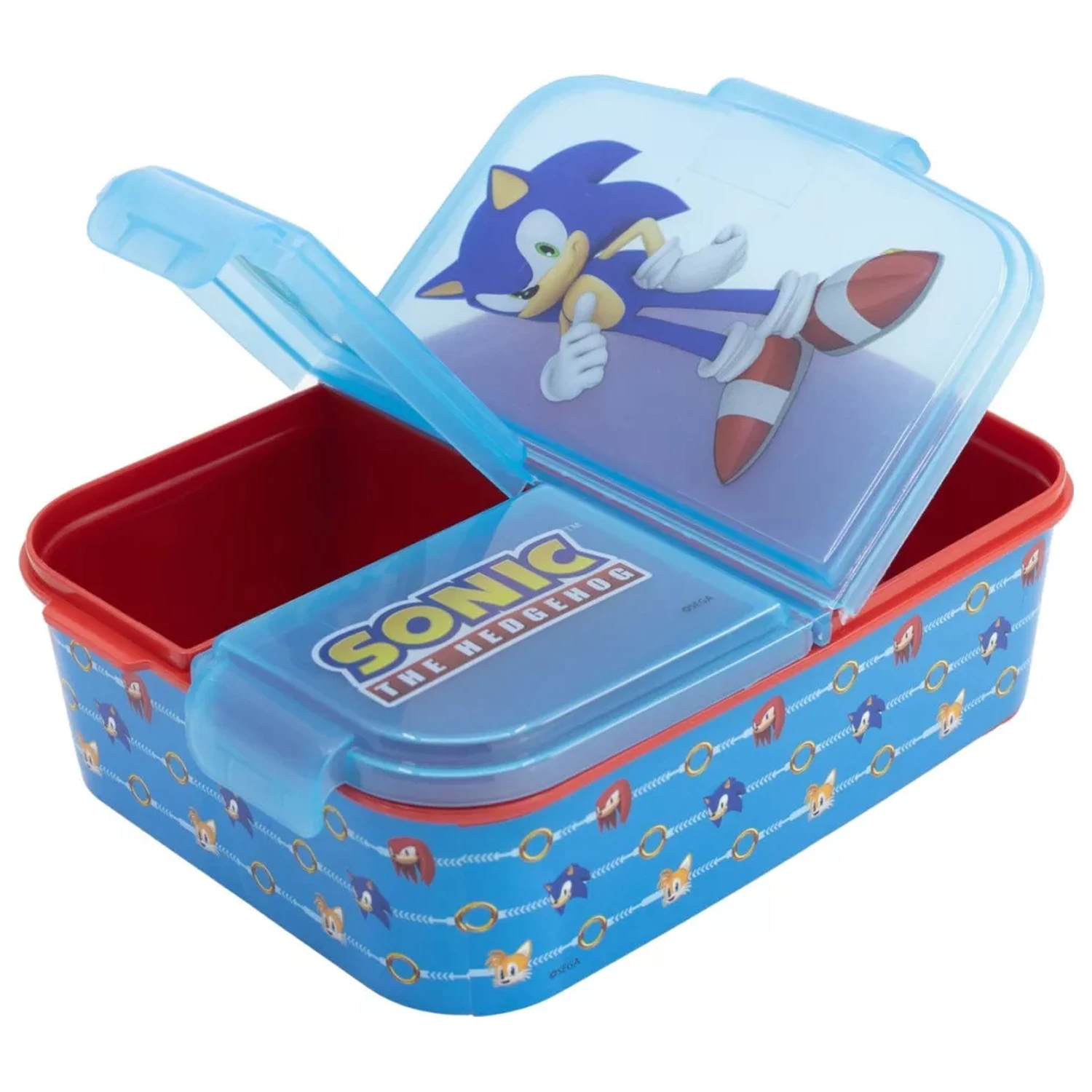 Sonic Speed Multi-Compartment Lunch Box, Sandwich Box product photo