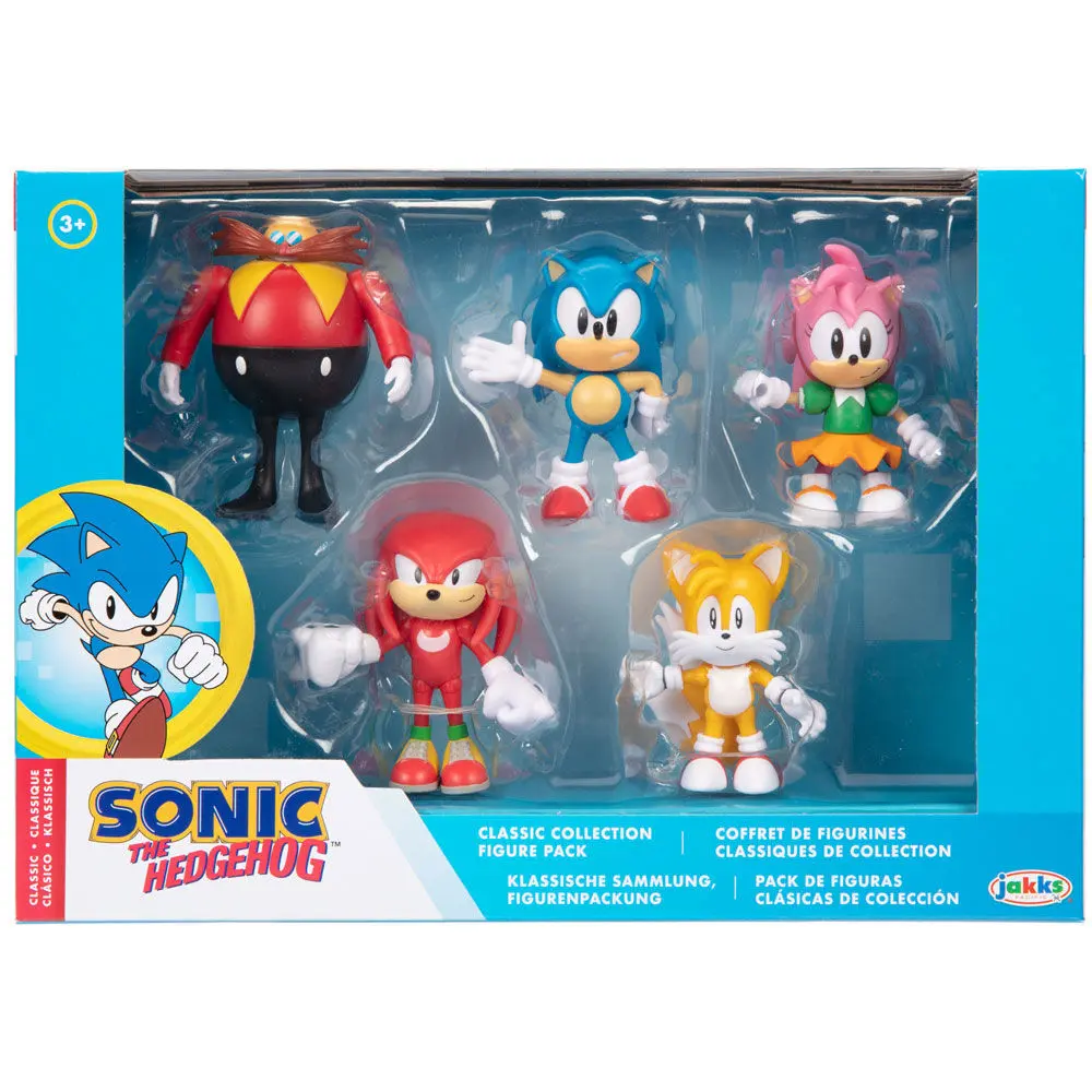 Sonic The Hedgehog pack 5 figures 6cm product photo