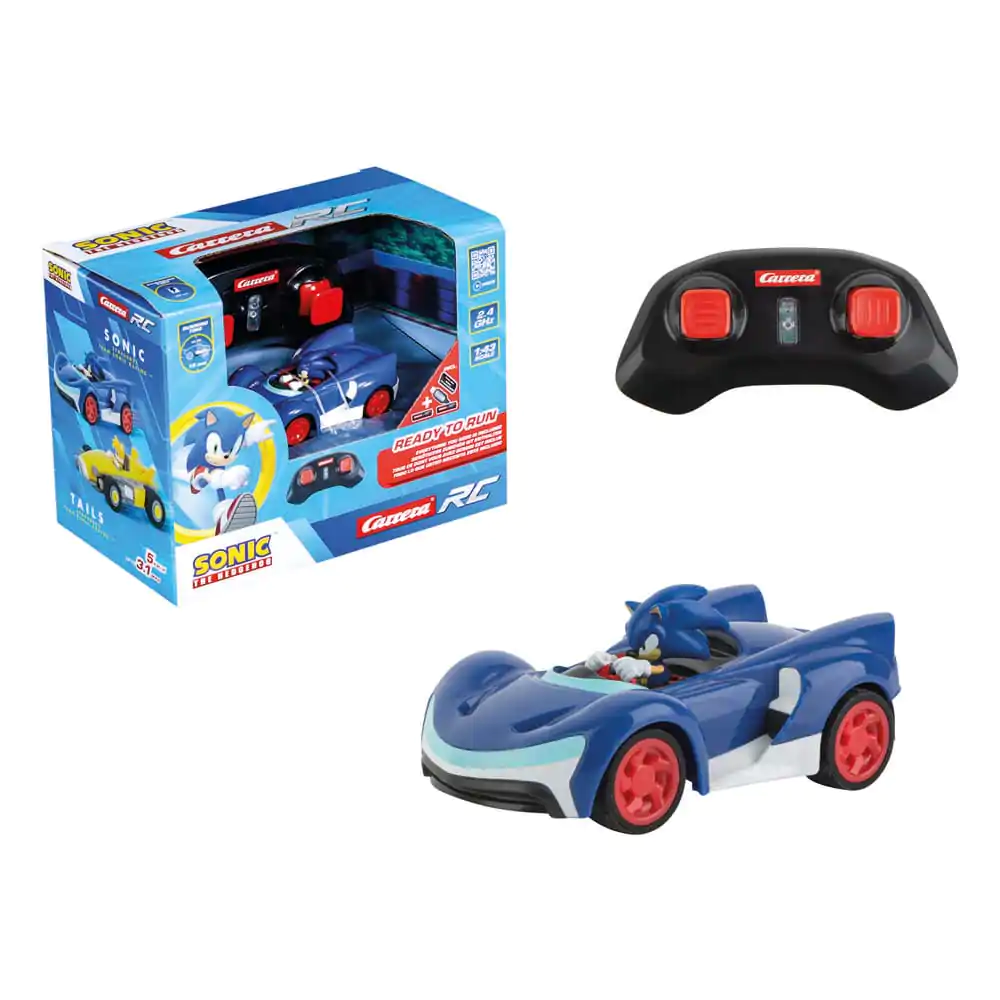 Sonic the Hedgehog RC remote-controlled Car 1/43 2.4GHz Mini Sonic  product photo
