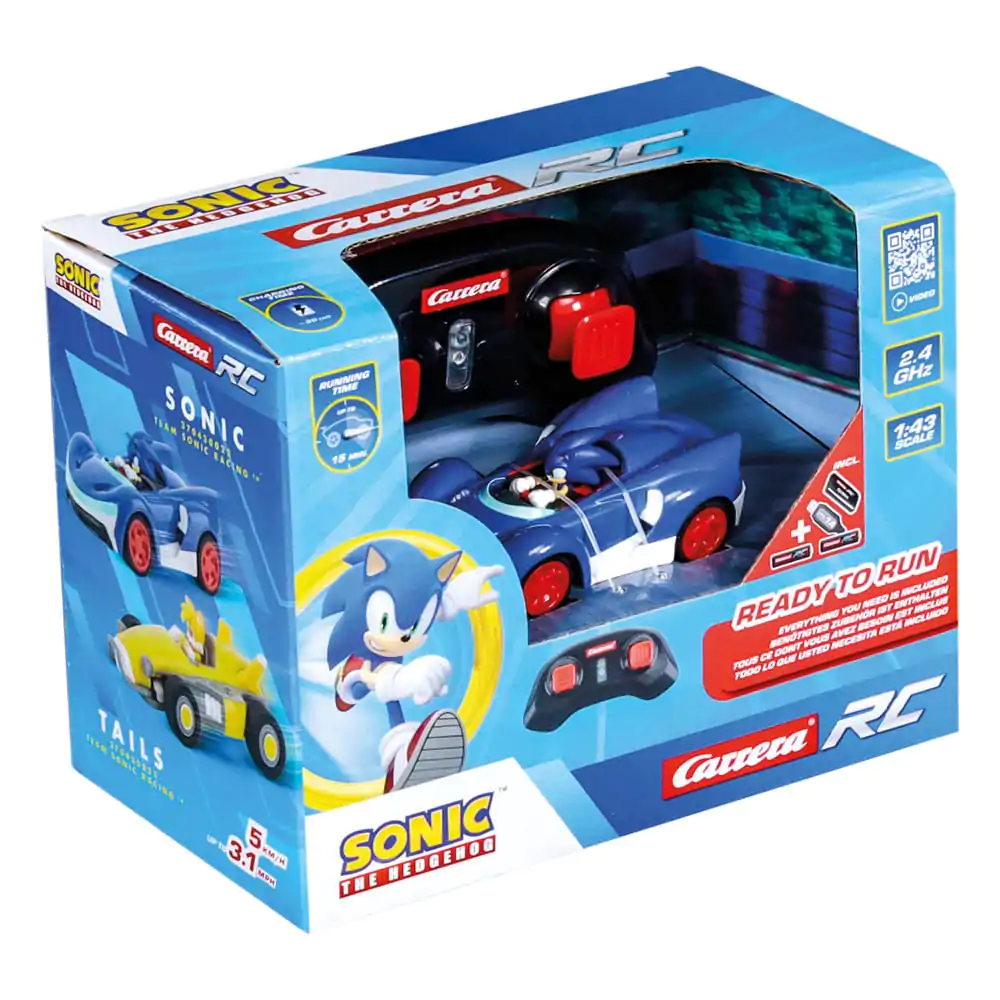 Sonic the Hedgehog RC remote-controlled Car 1/43 2.4GHz Mini Sonic  product photo