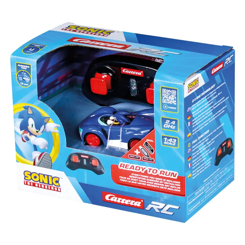 Sonic the Hedgehog RC remote-controlled Car 1/43 2.4GHz Mini Sonic  product photo