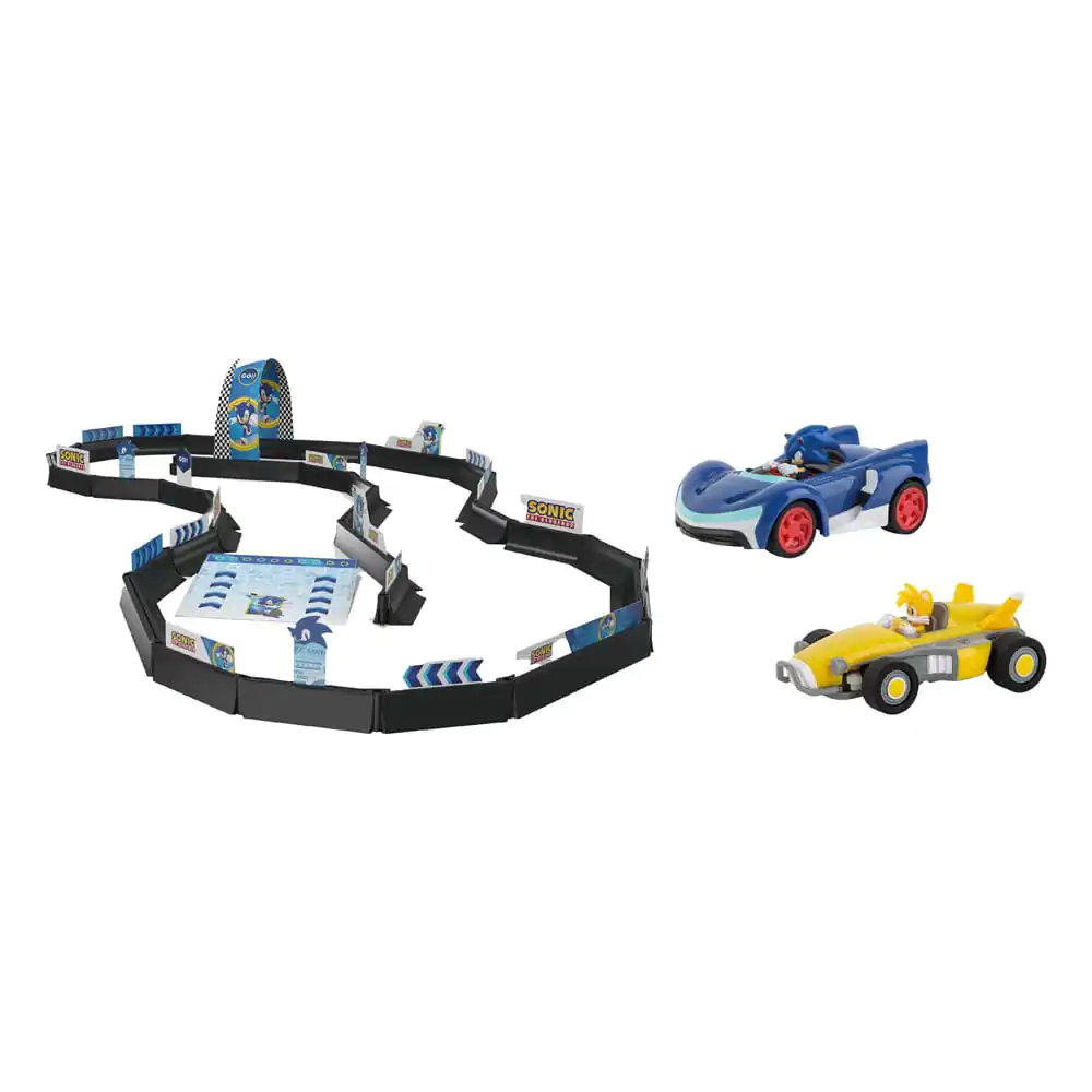 Sonic the Hedgehog RC remote-controlled Car 1/43 2.4GHz Tabletop Racing Set product photo