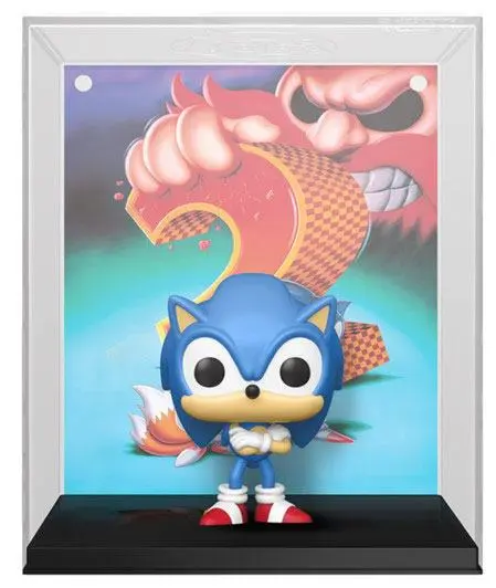 Sonic the Hedgehog 2 POP! Game Cover Vinyl Figure Sonic heo Exclusive 9 cm product photo