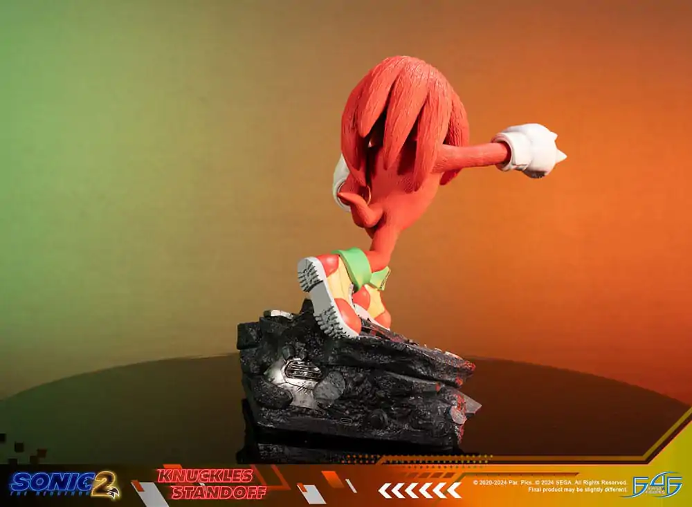 Sonic the Hedgehog 2 Statue Knuckles Standoff 30 cm termékfotó