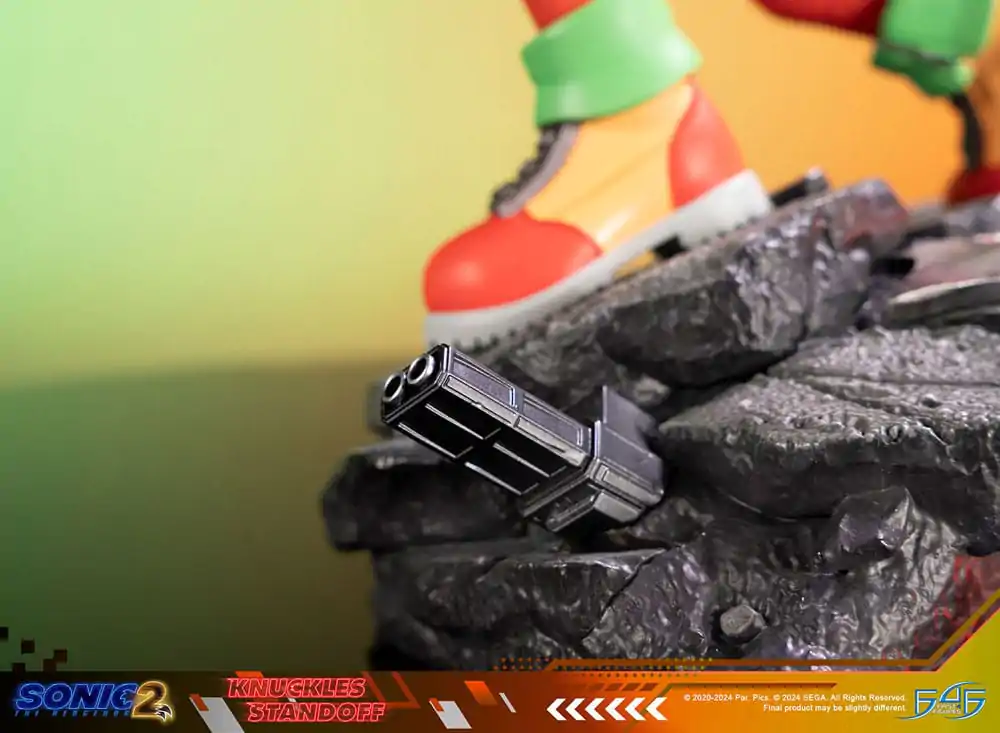 Sonic the Hedgehog 2 Statue Knuckles Standoff 30 cm termékfotó