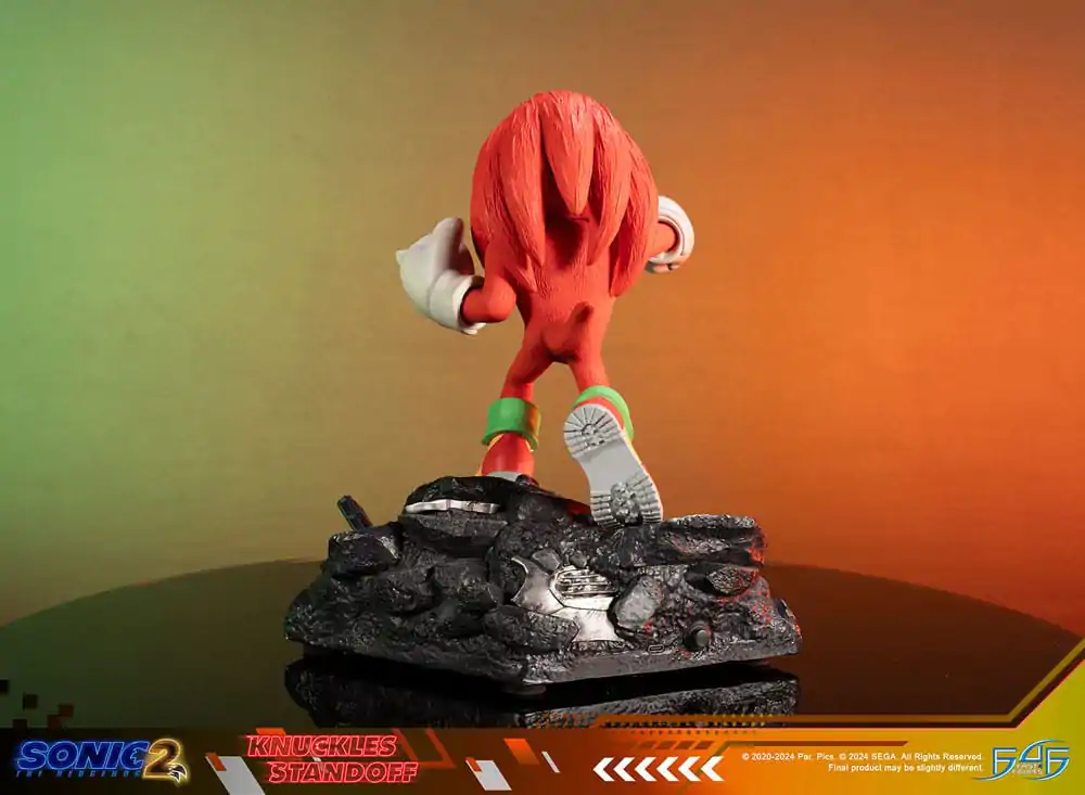 Sonic the Hedgehog 2 Statue Knuckles Standoff 30 cm termékfotó