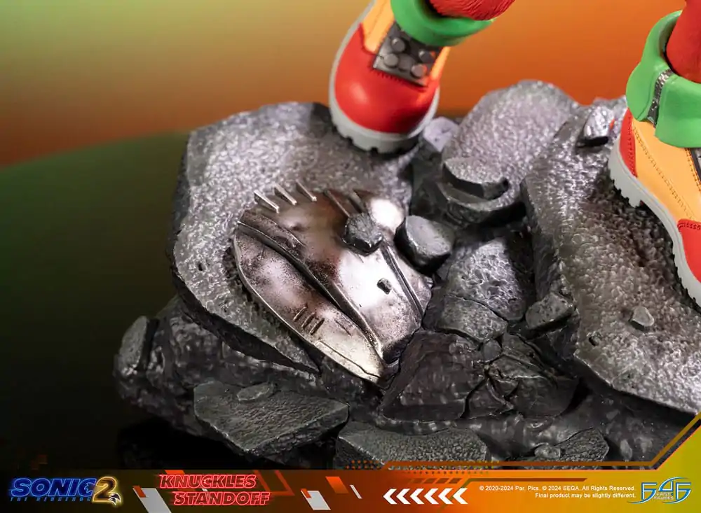 Sonic the Hedgehog 2 Statue Knuckles Standoff 30 cm termékfotó