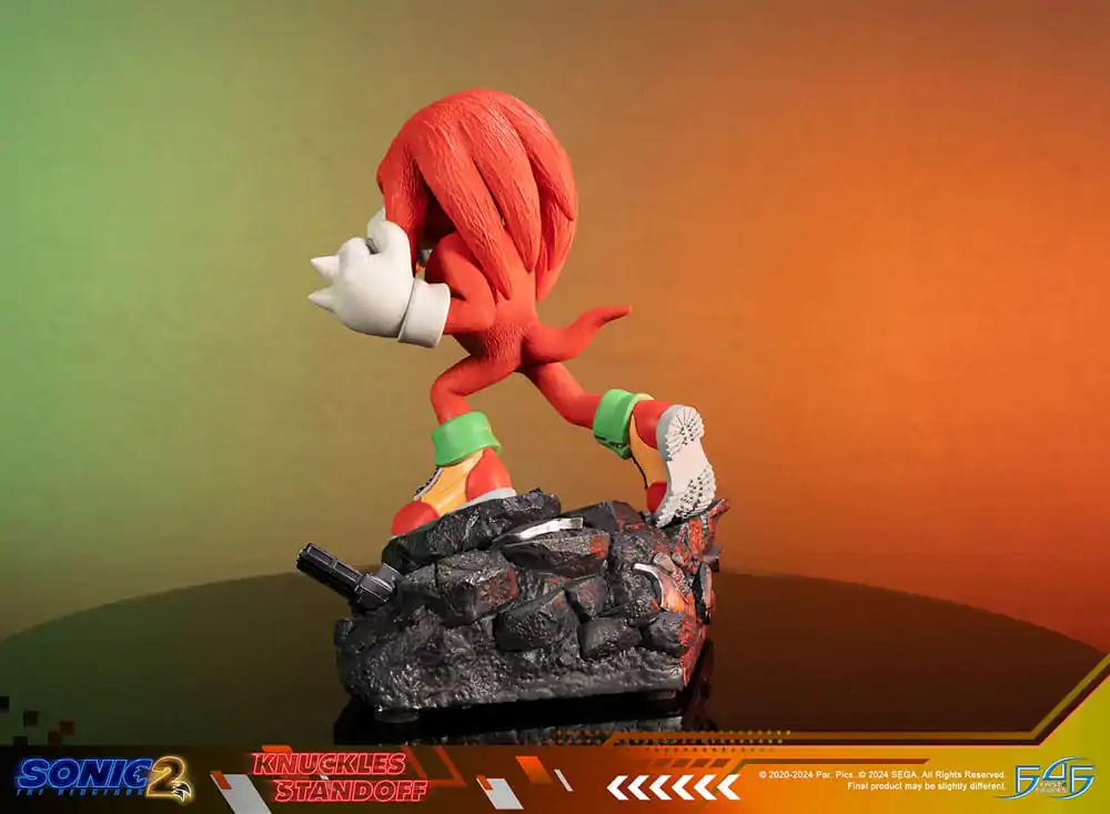 Sonic the Hedgehog 2 Statue Knuckles Standoff 30 cm termékfotó