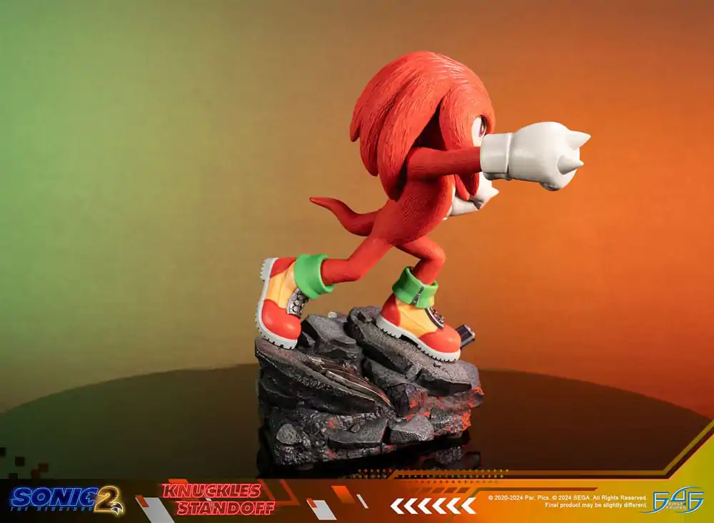 Sonic the Hedgehog 2 Statue Knuckles Standoff 30 cm termékfotó