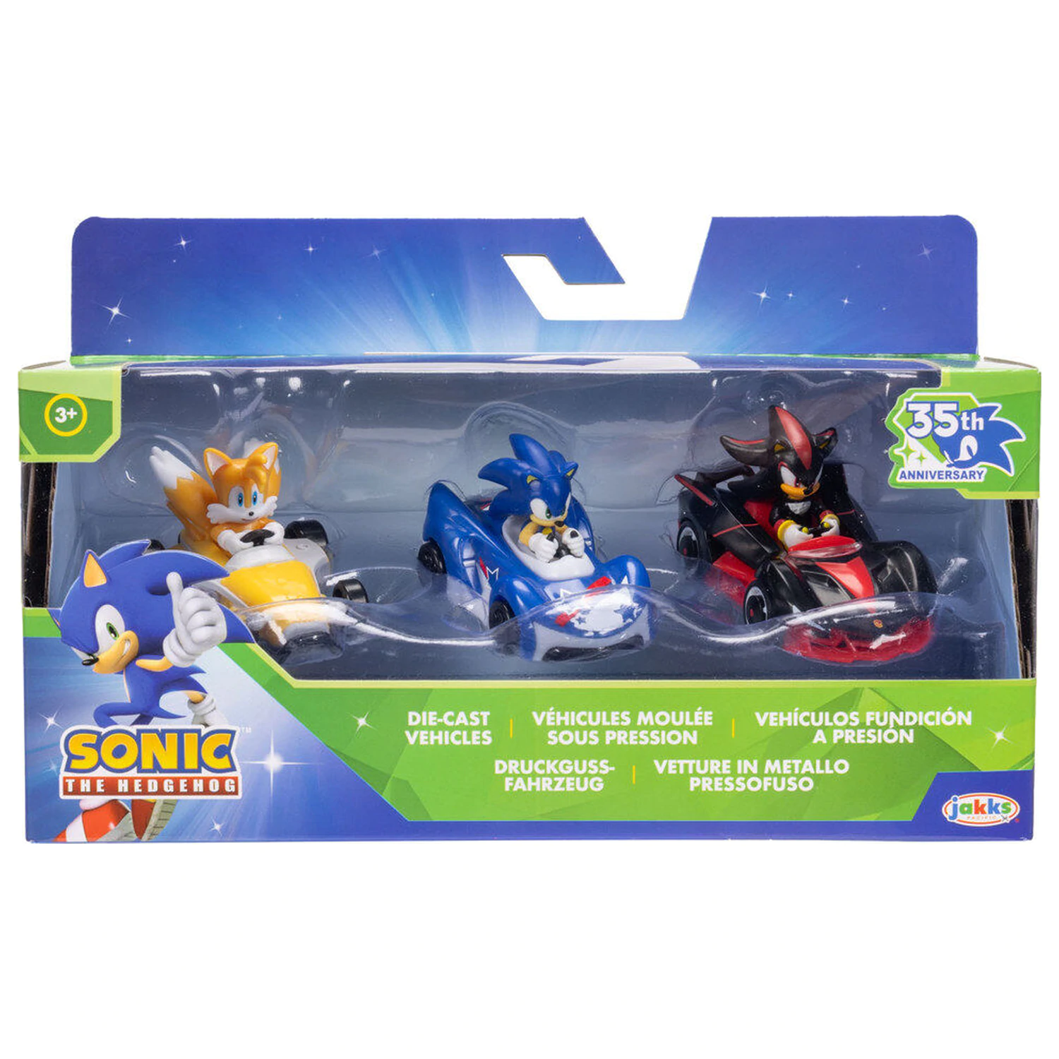 Sonic The Hedgehog pack 3 vehicles product photo