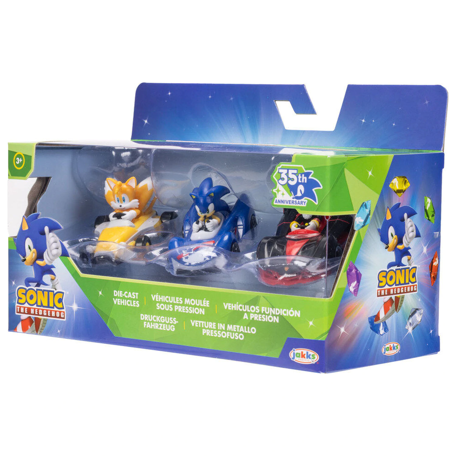 Sonic The Hedgehog pack 3 vehicles product photo