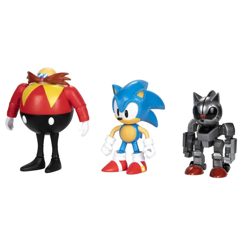 Sonic The Hedgehog 30Th Anniversary pack 3 figures 10cm product photo