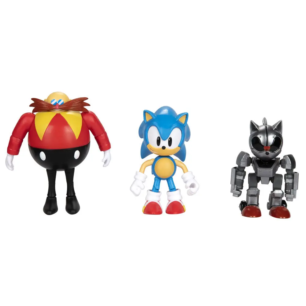 Sonic The Hedgehog 30Th Anniversary pack 3 figures 10cm product photo