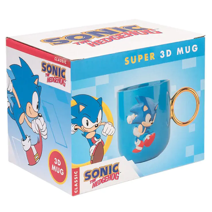 Sonic The Hedgehog 3D mug 350ml product photo