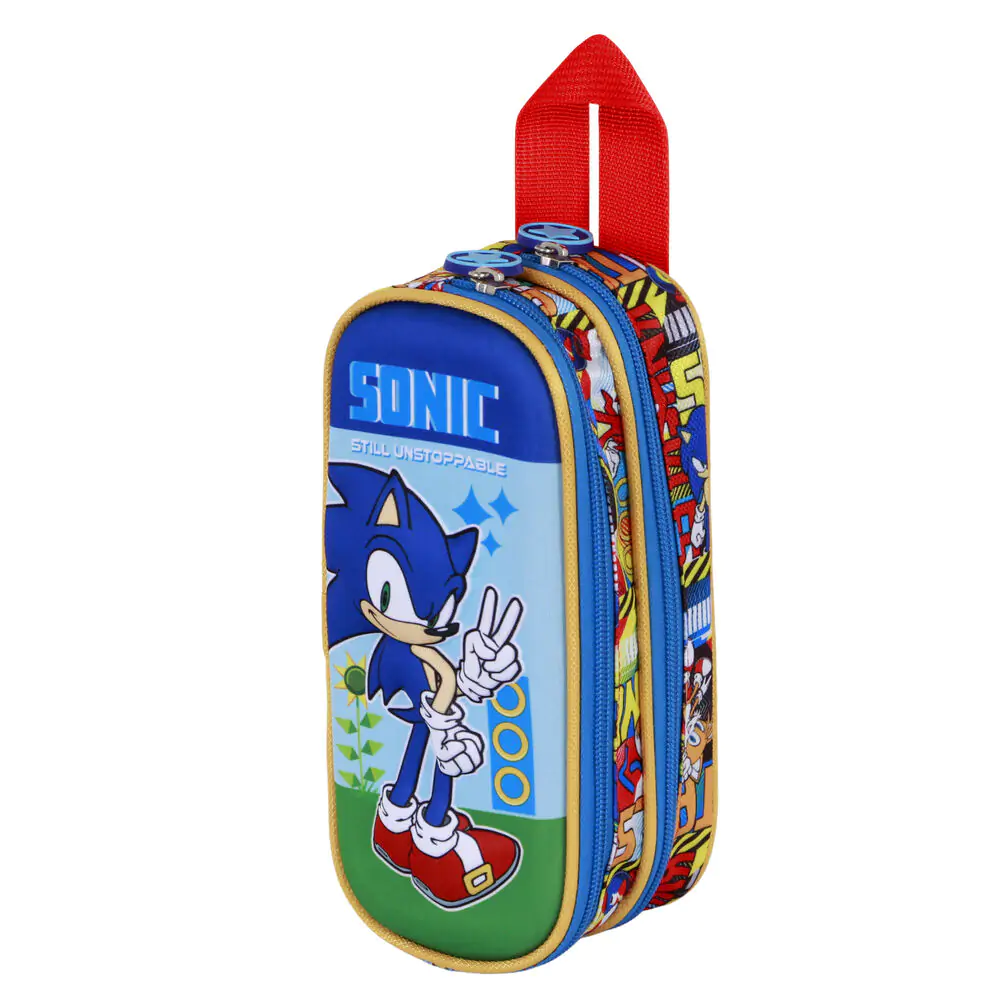 Sonic The Hedgehog 3D double pencil case product photo