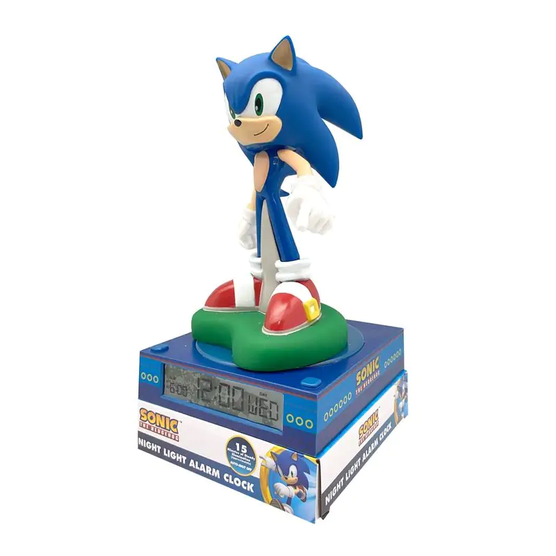 Sonic the Hedgehog 3D lamp with alarm clock termékfotó