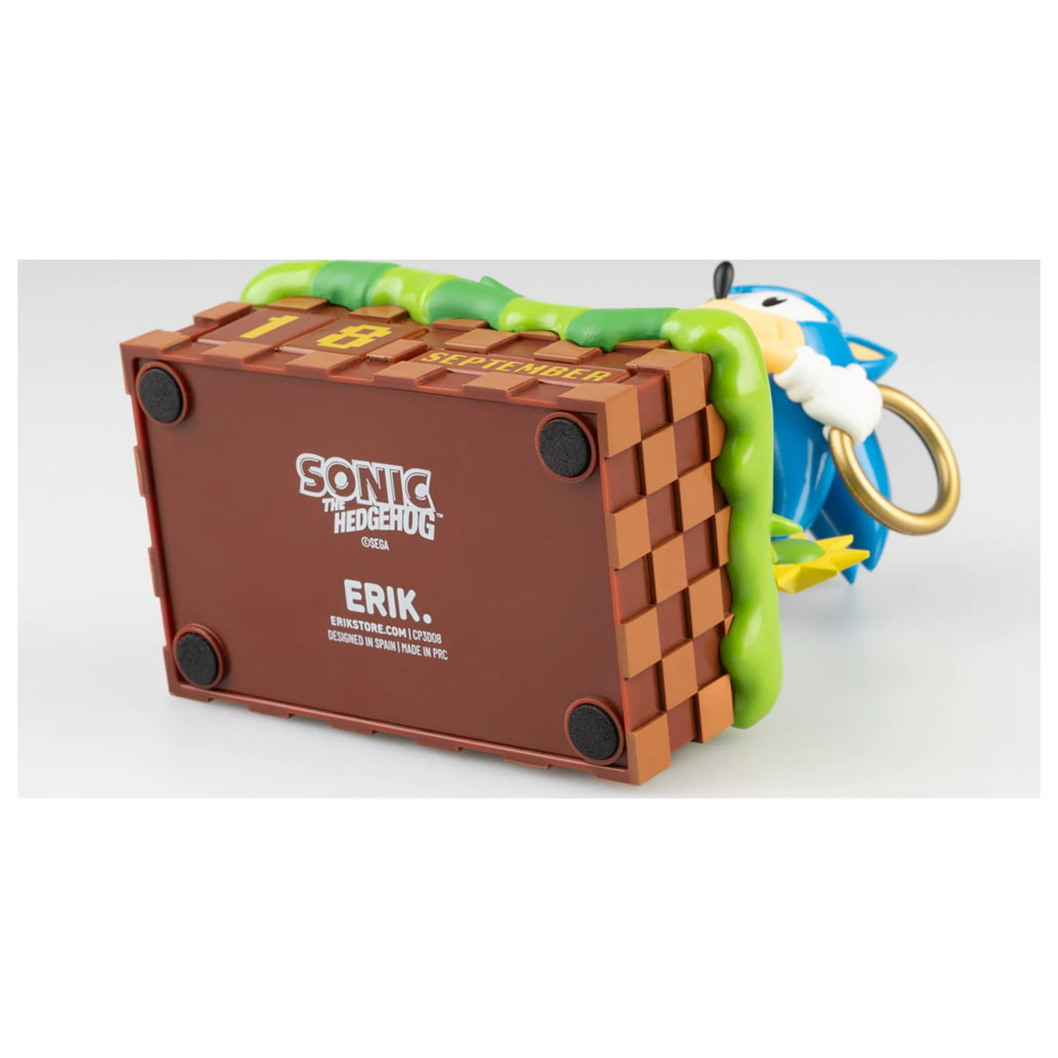 Sonic the Hedgehog 3D perpetual calendar product photo