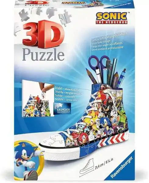 Sonic - The Hedgehog 3D Puzzle Sneaker (108 pieces) termékfotó