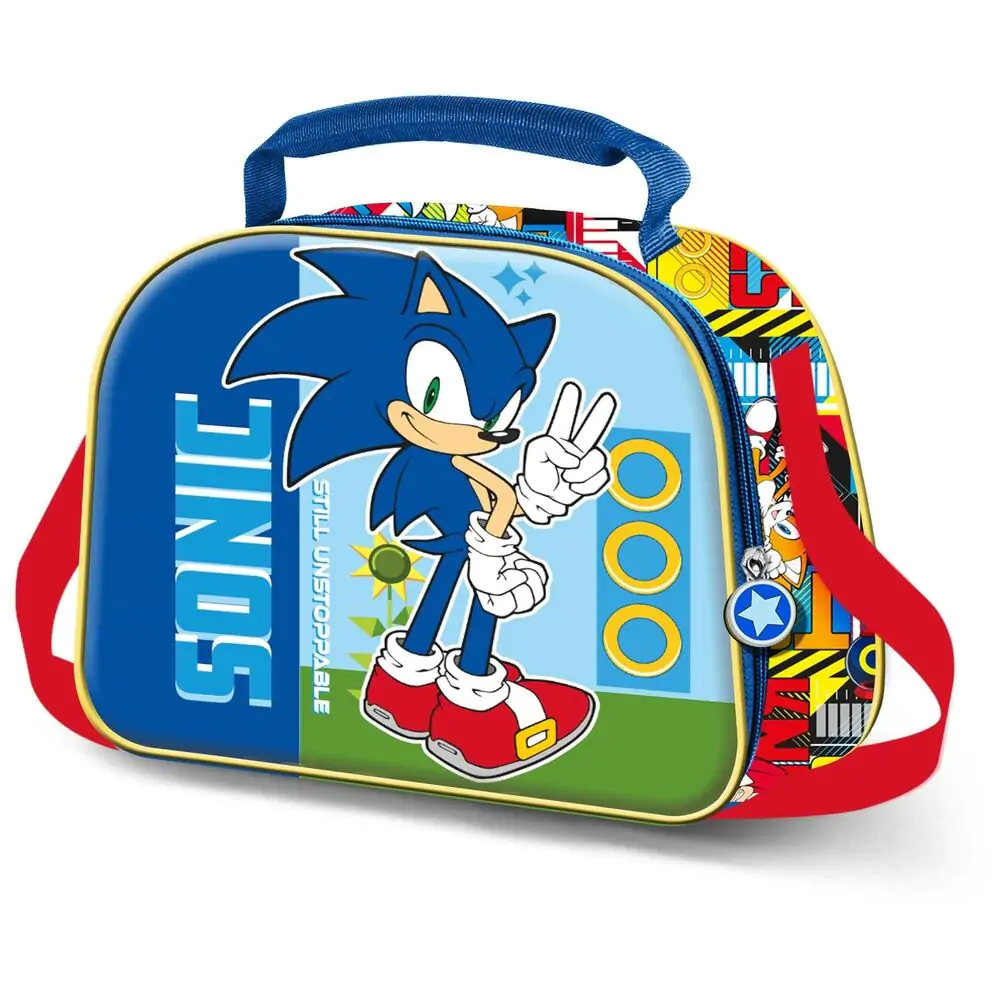 Sonic The Hedgehog 3D lunch bag termékfotó