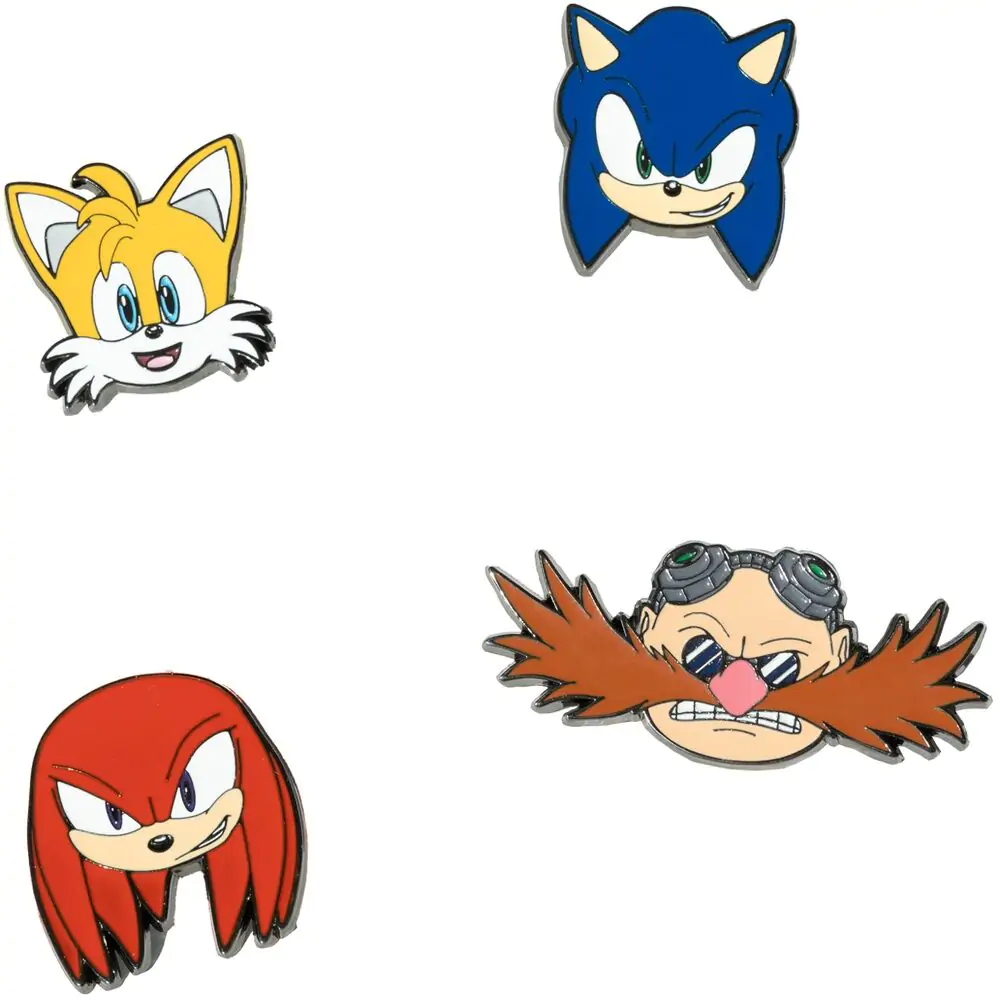 Sonic The Hedgehog 4 pin set product photo