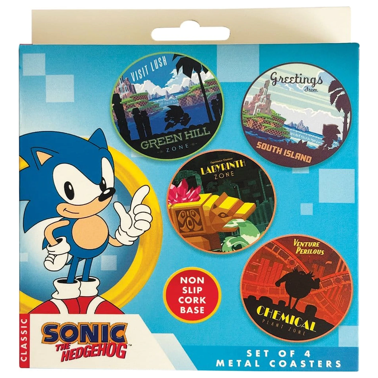 Sonic - The Hedgehog Coaster 4-Pack  product photo