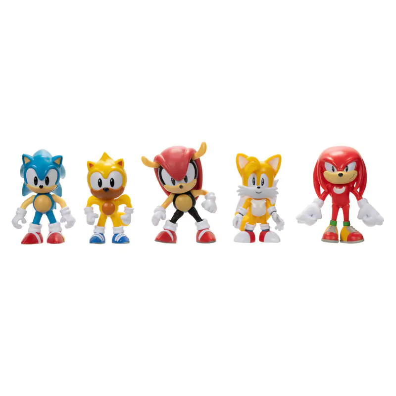 Sonic the Hedgehog pack 5 figures 6cm product photo