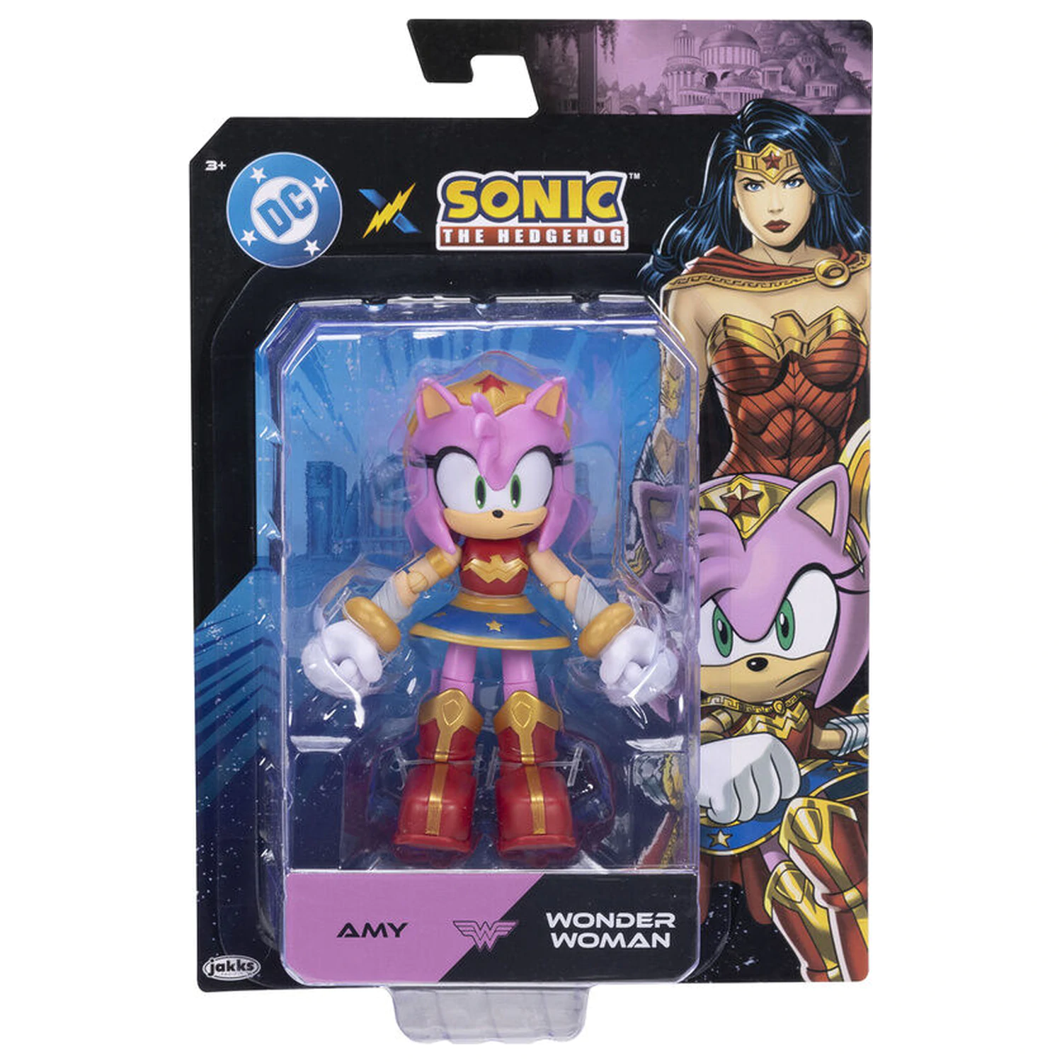 Sonic The Hedgehog Amy Wonder Woman figure 13cm product photo