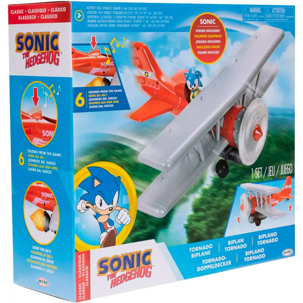 Sonic - The Hedgehog Mini Figure Playset Biplane 6 cm product photo