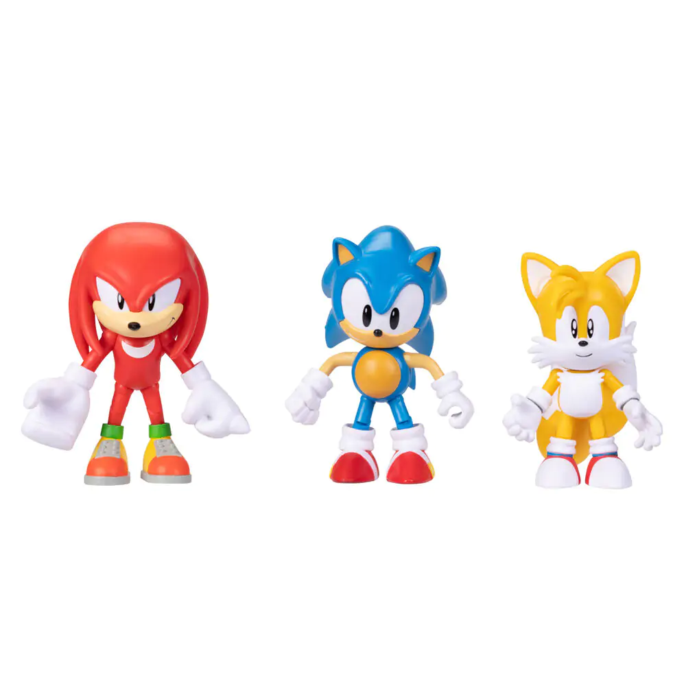 Sonic the Hedgehog Classic pack 3 figures 10cm product photo