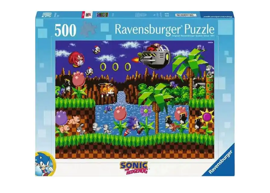 Sonic - The Hedgehog Jigsaw Puzzle Classic Sonic (500 pieces) product photo