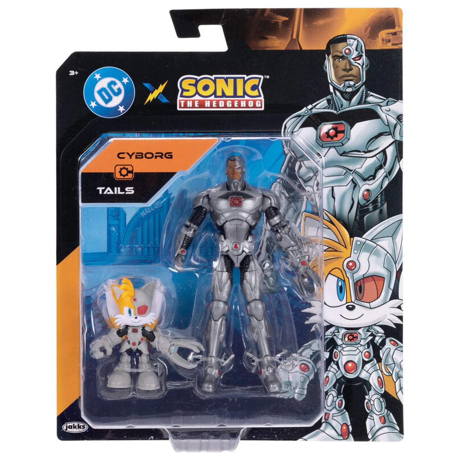 Sonic The Hedgehog Cyborg & Tails pack 2 figures product photo